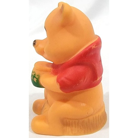 Disney WINNIE THE POOH Bear rubber squeak toy Sears Roebuck #29-15916 VINTAGE - Picture 5 of 10